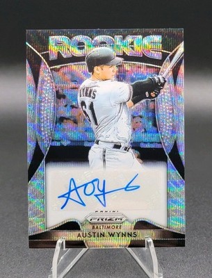 AUSTIN WYNNS ~ 2019 Panini Prizm - Rookie Autographs #RA-AW ~ Wave Prizm /60  