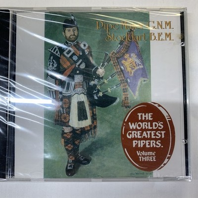 Pipe Major Gavin Stoddart Worlds Greatest Pipers Vol 3 Audio CD New