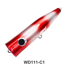 2pc Trolling Wooden GT Popper Trolling Saltwater Big Game Topwater Lure 40g-180g