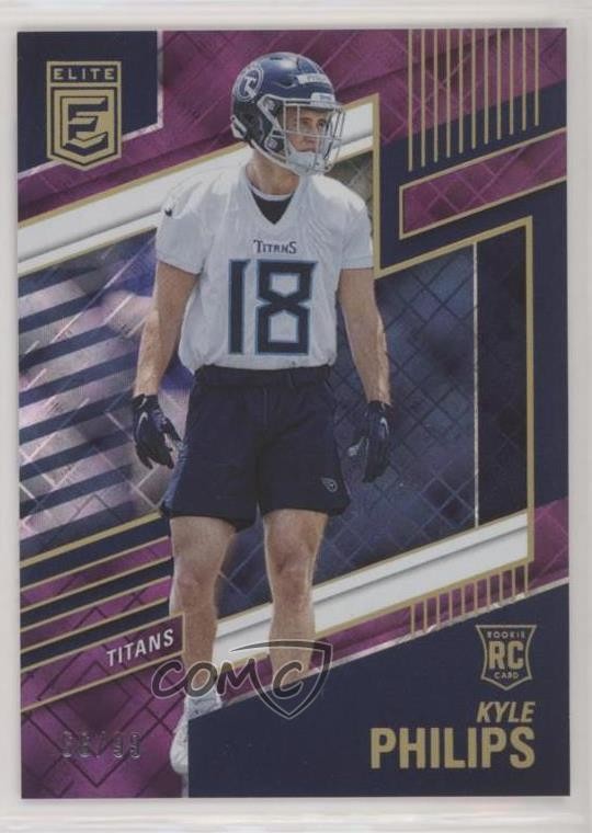 2022 Panini Donruss Elite Rookies Purple /99 Kyle Philips #170 00dh