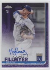 2019 Topps Chrome Rookie Purple Refractor 52/250 Heath Fillmyer #RA-HF Auto 01bj