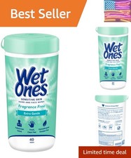 Hand and Face Wipes,  Sensitive Skin Wipes  Unscented Wipes, Hand and Face Wi...