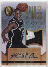 2014-15 Panini Gold Standard Strike Platinum Prime 1/1 Markel Brown #34 Auto 2d0