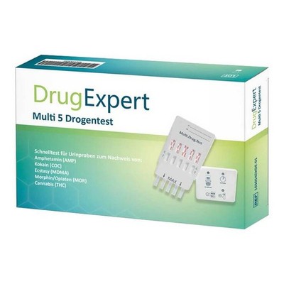 Drug Expert Multi 5 Amp Coc Mdma Mor Thc Teststreifen  · 1 St · PZN 15426561