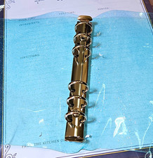Blue/Clear Glitter Plastic 6-Ring Coupon Bind...