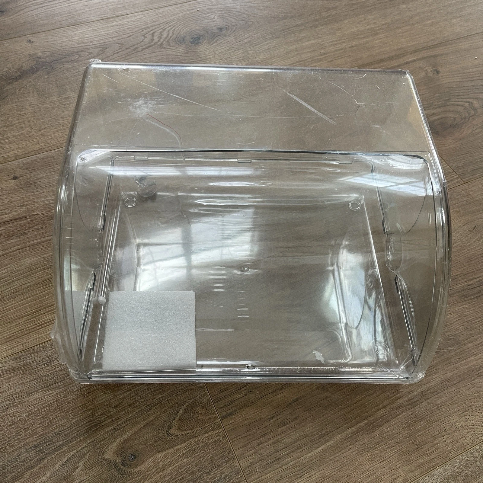 Clear acrylic Bread Box/Bread Bin/Roll-Top Container