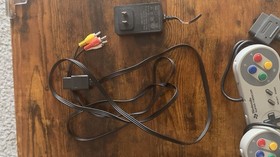 Super Famicom Console Lot + 9 Games Donkey Kong 1 2 3 Mario Sega Saturn Untested