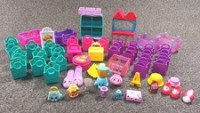 Shopkins Mixed Lot 53 Miniature Items Characters Accessories Bags Carts Baskets