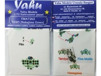 Yahu YMA7263 A6M5 Nakajima Green 1/72 Instrument Panel