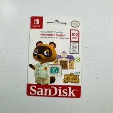 SanDisk 512GB Animal Crossing microSDXC Nintendo Switch Memory Card SEALED NEW