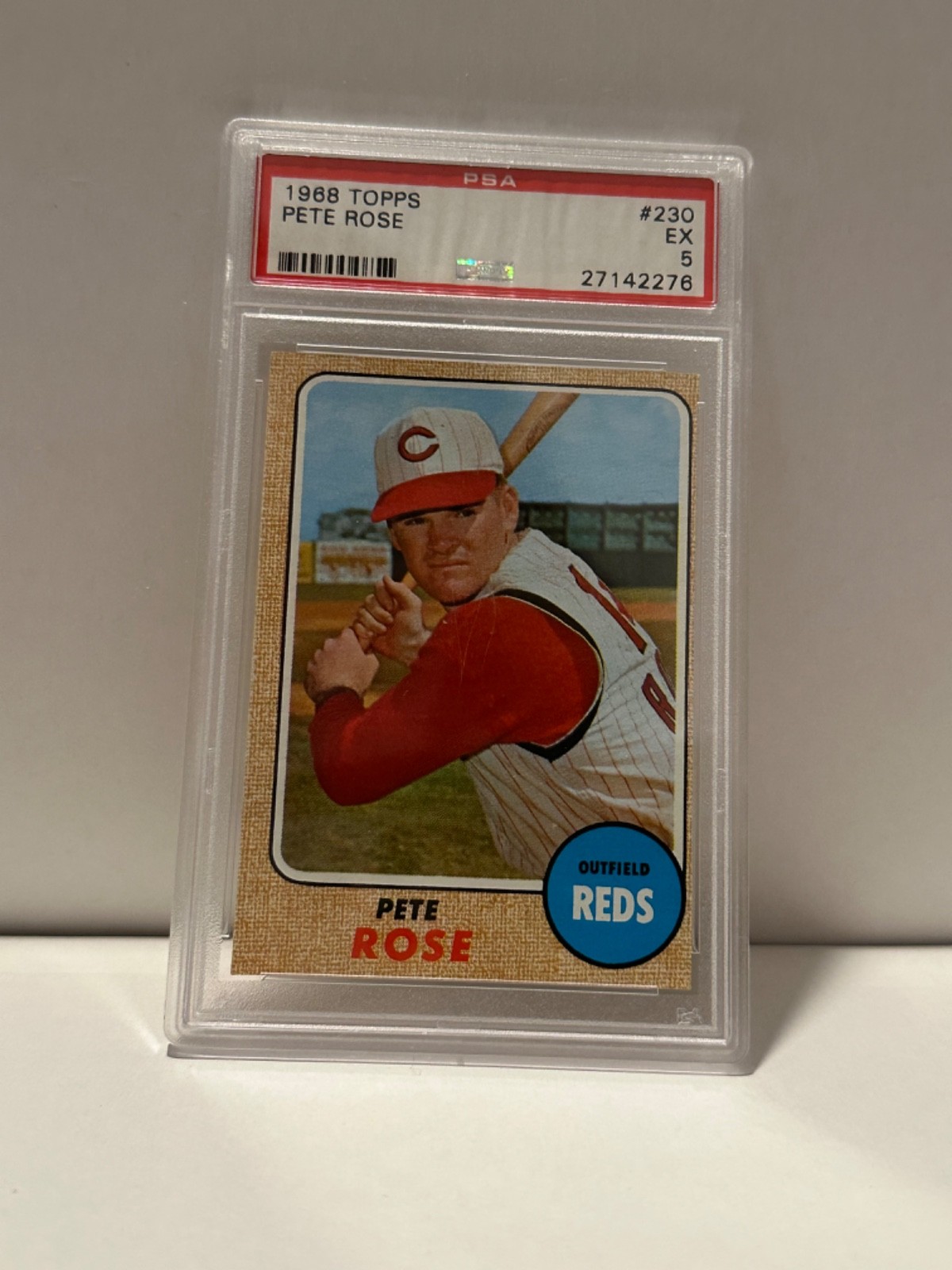 1968 Topps - Pete Rose #230 PSA 5