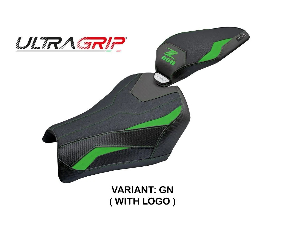 Seat cover Uchiko UGrip Green GN + logo Tpz compatible KAWASAKI Z 900 2025 2026