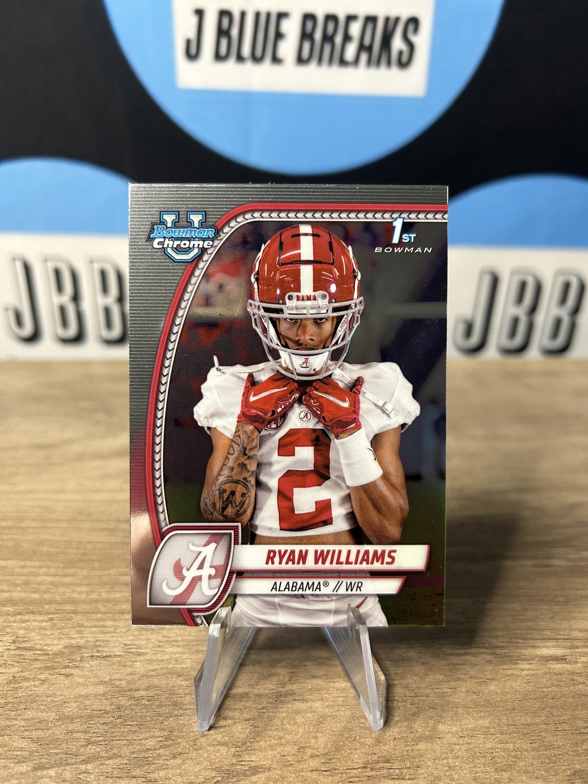 2024 Bowman University Chrome #53 Ryan Williams 1st