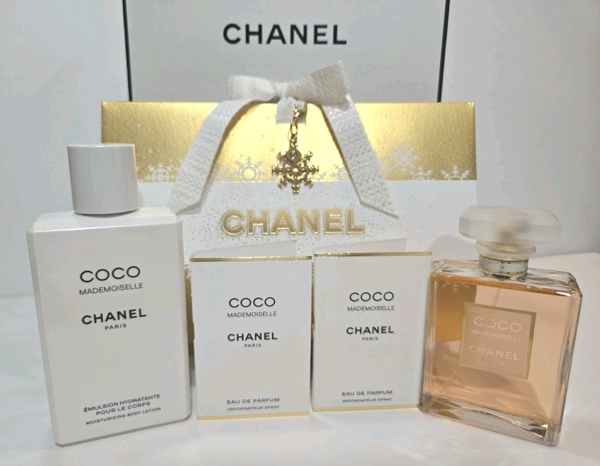 CHANEL COCO MADEMOISELLE BUNDLE: EDP 3.4Oz+Body Lotion 6.8OZ +