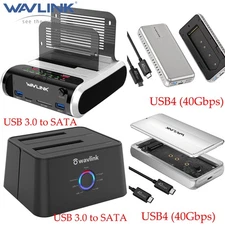 SSD HHD Hard Drive Enclosure External Case M.2 NVMe/AHCI SSD Reader 40G/10GBPS