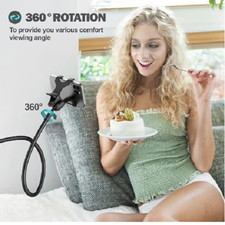 138cm Flexible Gooseneck Phone Holder   Long Arm Adjustable Smartphone Stand