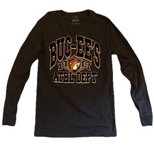 Buc-ees Youth Small Black Long Sleeve Tee Shirt Bucee s Athletic Department Top
