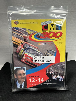 #ad #ad CMT 300 Program – September 12–14 1997 Fall Winston Cup Inaugural Event at NHIS $8.46