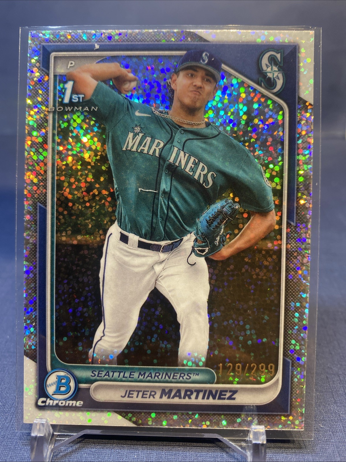 2024 Bowman Chrome- Jeter Martinez 1st Mini Diamond Refractor /299 #BCP-219 💎
