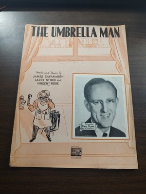 Sheet Music The Umbrella Man 1938 Featured By Kay Kyser and His Orchestra