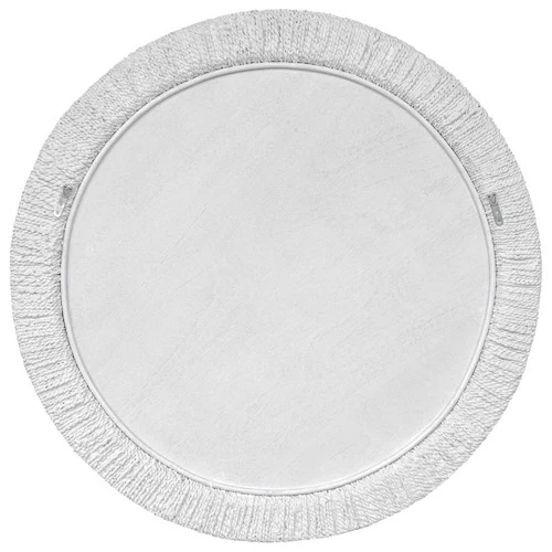 Uttermost 08168 Mariner 38-1/2" W x 5" H Circular Framed Bathroom - White - Picture 2 of 4