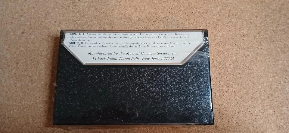 IGOR STRAVINSKY - Le sacre du printemps (The Rite of Spring) SEALED - Cassette - Image 4 of 4