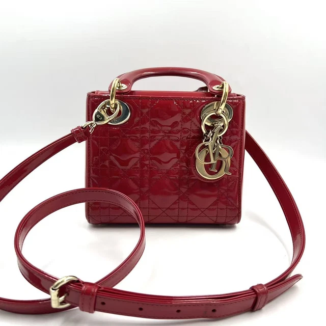 11.01 02 Dior Red Shoulder Bag