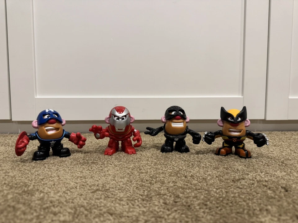 4 FIGURAS DE SUPERHÉROES MR POTATO HEAD MASHABLES Marvel y DC Foto 2 de 2