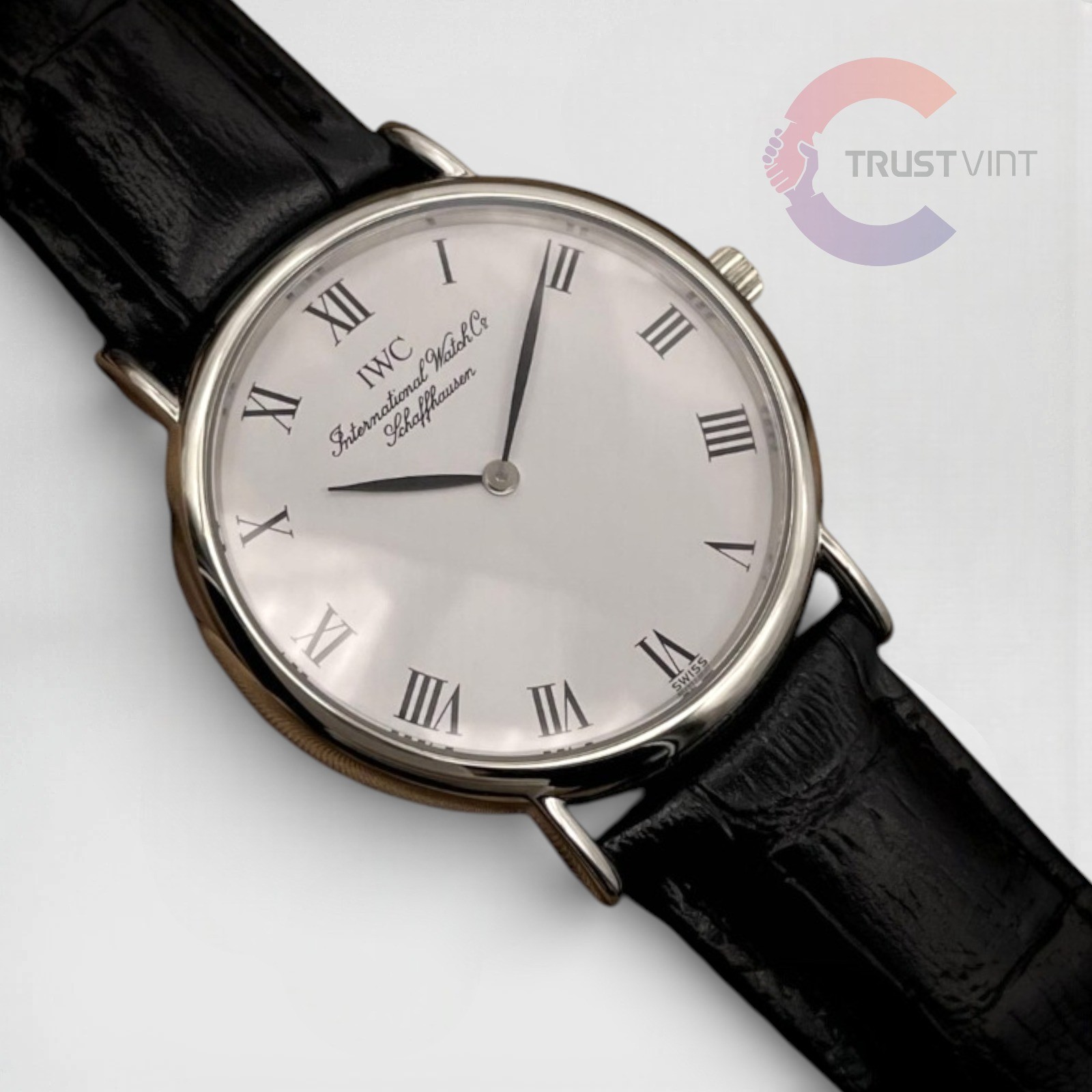 IWC Portofino IW334104 Men’s 34mm White Dial Quartz Watch Used from Japan