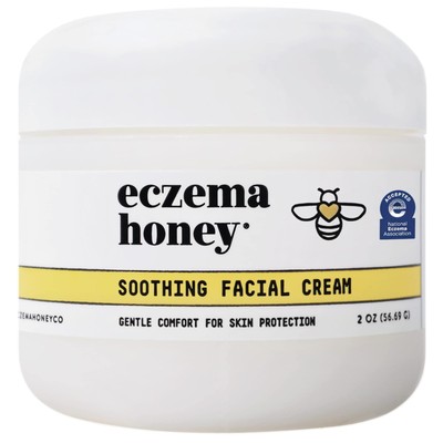 Soothing Facial Cream - Eczema Lotion for Face, Eyelids, Lips, and More - Nat...