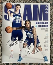 lauri markkanen jordan clarkson Autograph 16x20 Picture