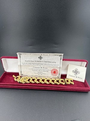 Camrose Kross Bracelet JBK  Classic With Box Signed 6.5  With Extender 8 