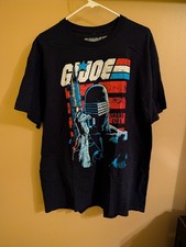 G.I. Joe Snake Eyes XL Shirt T-Shirt Black 80's Marvel Cobra Commander
