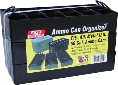 #ad #ad MTM ACO Ammo Can Organizer Trays for 50 Caliber Box 3 Pack Black $31.14