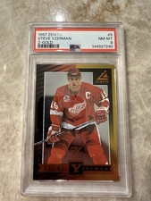 1997-98 Pinnacle Zenith Z Gold #5 Steve Yzerman Detroit Red Wings /100 PSA 8 SSP