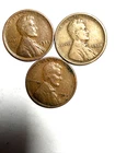 1920P 1920D and 1920S Lincoln Wheat Cents Very Nice Coin 219