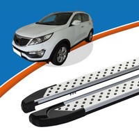 Trittbretter Passend FüR Schweller Kia Sportage Baujahr 09/2009-12/2015 Almo Sil