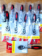10 St&uuml;ck Umschaltknarre 1/4 Zoll - Mit Auswurf - Chrom Vanadium - # 722