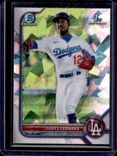 Eddys Leonard 2022 Bowman Chrome #BCP-57 Atomic Refractor