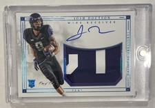 2016 National Treasures Josh Doctson RPA 1/1 Rookie Patch Auto TCU
