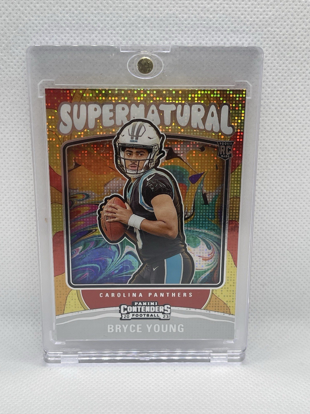 BRYCE YOUNG Rookie Supernatural #3 (RC) 2023 Panini Contenders Panthers 🔥