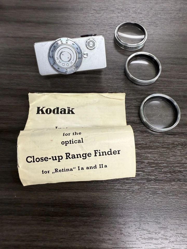 Kodak Primer Plano Telémetro Conjunto, Escala Medidor, Juego de Oculares-0016 Foto 3 de 4
