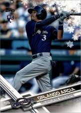 2017 Topps Walmart Holiday Snowflake #HMW139 Orlando Arcia RC - BB