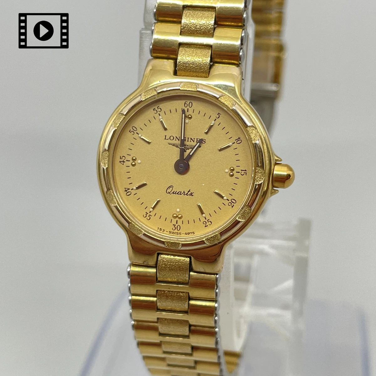 Longines Conquest Gold Plated Band Quartz Wristwatches for sale | eBay