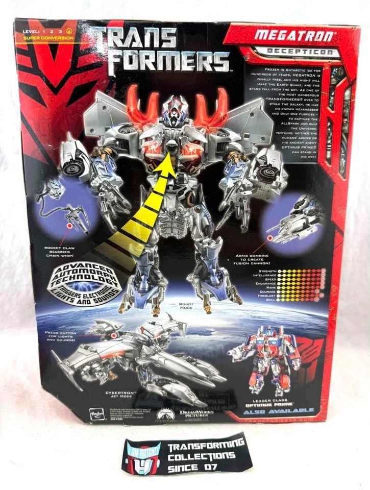 Transformers 2007 Movie Leader Class Megatron MISB - Image 2 of 2