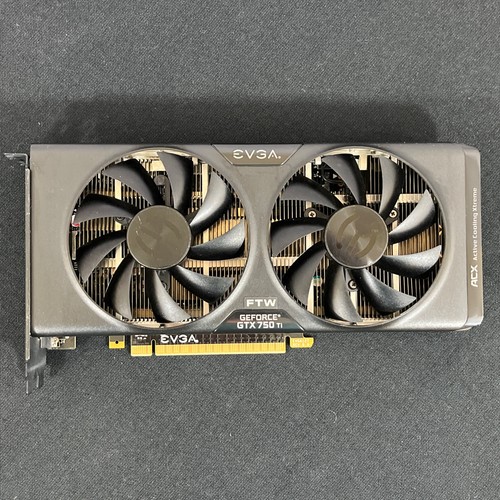 EVGA Nvidia GTX 750 Ti 2GB FTW Grafikkarte GPU mit ACX Kühler (02GP43757KR) - Bild 2 von 7