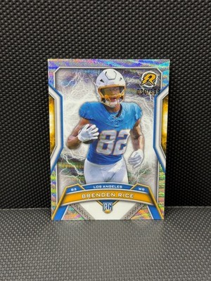 2024 Topps Resurgence Brenden Rice /399 Silver Wave Surge RC #155 Chargers