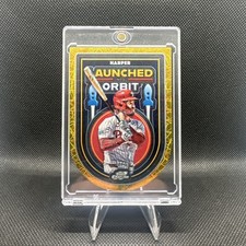 2025 Topps Cosmic Chrome Bryce Harper Launched Into Orbit Gold /50 #LIO-10