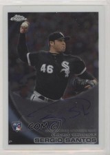 2010 Topps Chrome Rookie Auto Sergio Santos #211 Auto sh7