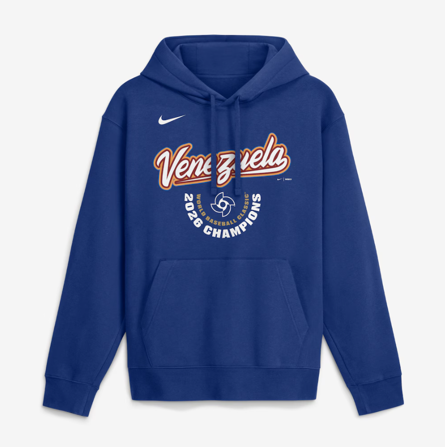 Team Venezuela Baseball 2026 World Baseball Classic Champions Logo Hoodie